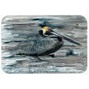 Carolines Treasures  Pelican In Grey Mouse Pad- Hot Pad & Trivet