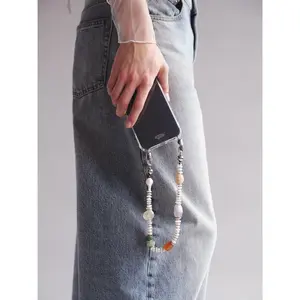 Stacked Gemstone + Pearl Wristlet