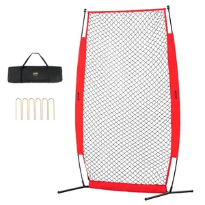 VEVOR L Screen Baseball for Batting Cage, 7x7 ft Baseball Softball Safety Screen, Body Protector Portable Batting Screen with Carry Bag Ground Stakes, Baseball Pitching Net for Pitchers ProtectionVEVOR Super Brand Day