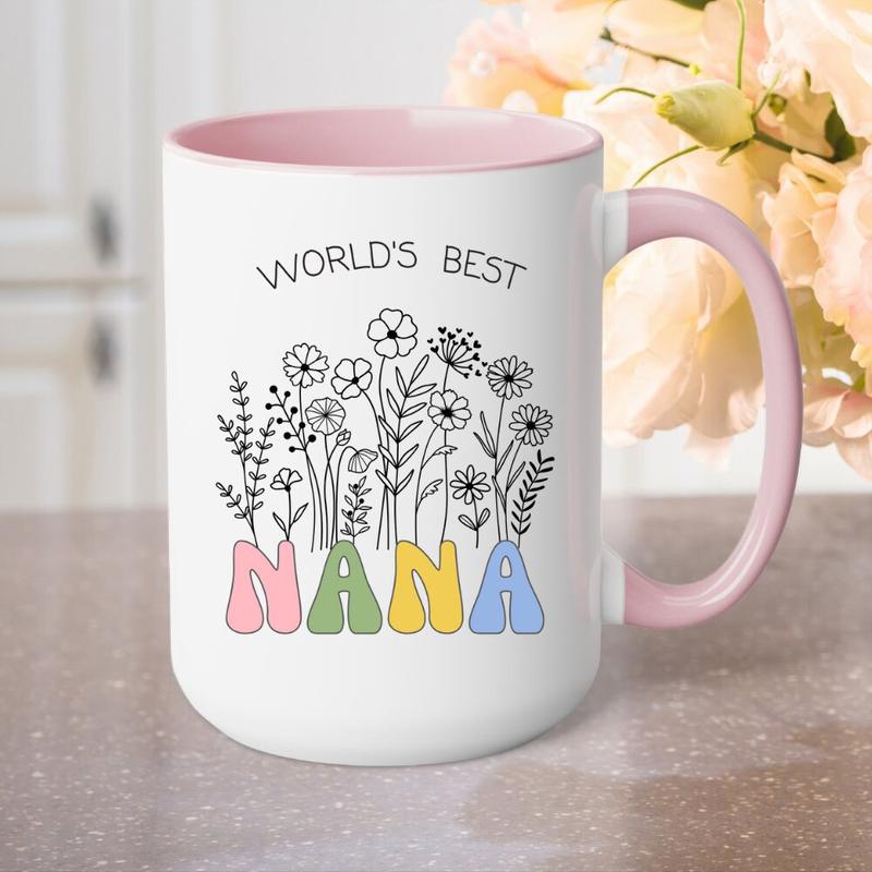 Nana Mug, Nana Gift Mug, Nana Mothers Day Gift, Gigi Mug, Gift Grandmother Mug, Garden's Nana Mug, Novelty Coffee Mug, Gifts For Grandmother Gigi, 11 15oz Ceramic Cup, Gifts For Birthday