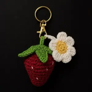 Strawberry Kiss Keychain