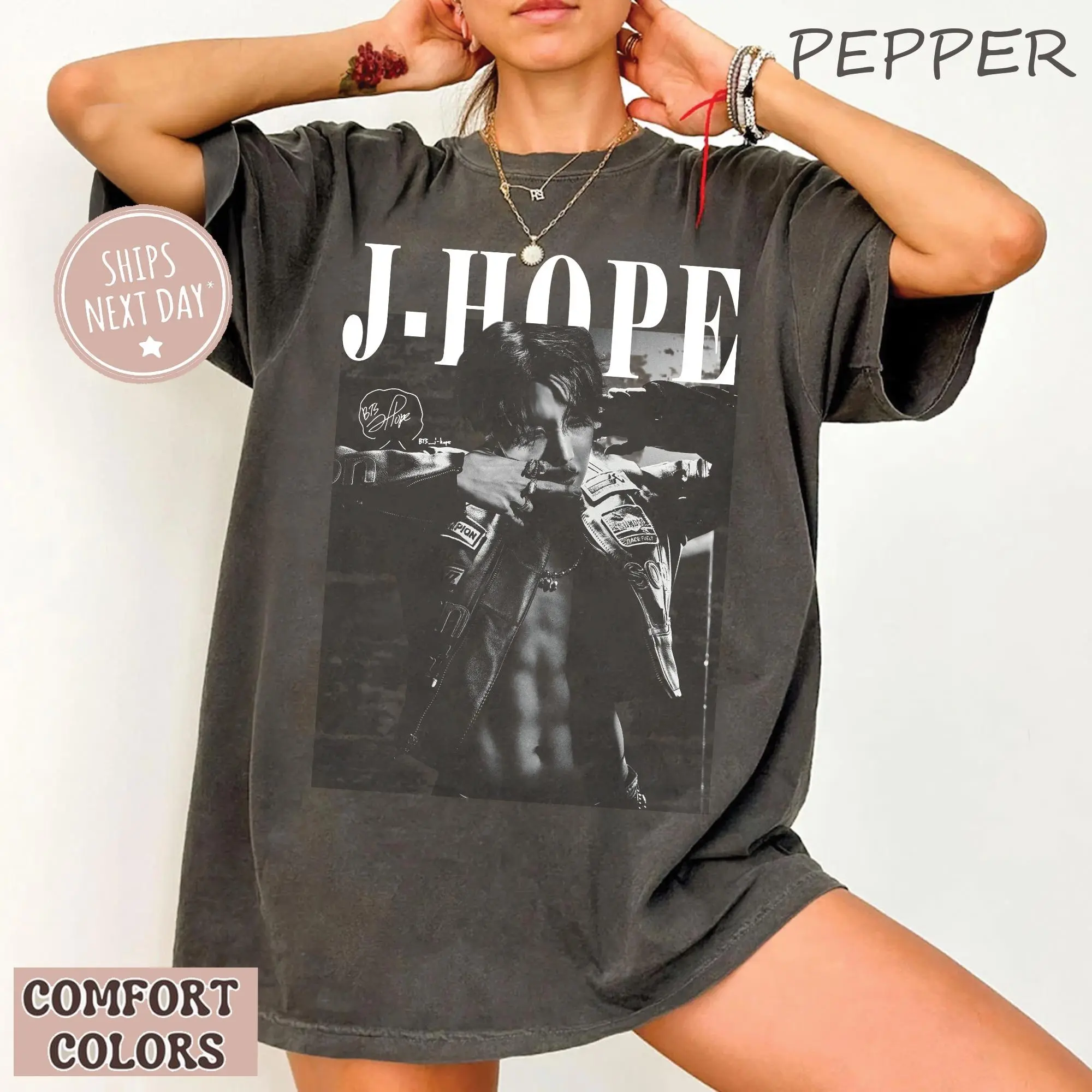 Vintage J-Hope Comfort Colors Shirt, Gifts For Fan