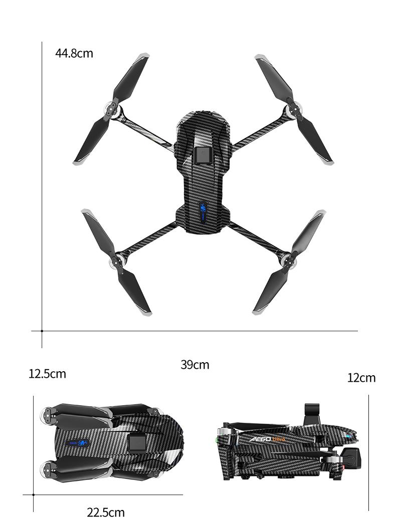 GPS Drone with Payload Drop (≤1.1lb), 4K Dual Camera, 3-Axis Gimbal, 7.2'' Screen Controller, 360° Obstacle Avoidance, 45Min Flight Time, Brushless Motor, Optical Flow, Foldable RC Quadcopter with 2 Batteries & Carry Case for Adults & Beginners
