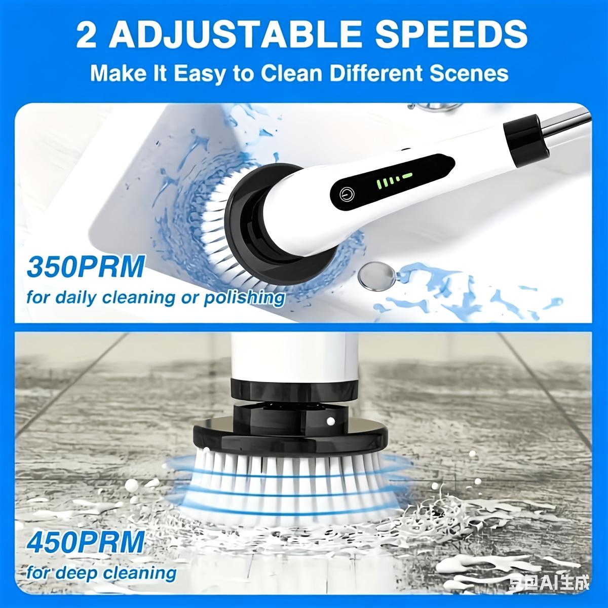 9-in-1 Rechargeable Cordless Electric Spin Scrubber - Adjustable Power, Waterproof Specialty Kitchen Utensil with Interchangeable Tips, Multiple Heads, Kitchen Accessories, Kitchen Cleaning 9-in-1 Rechargeable Cordless Electric Spin Scrubber - Adjustable Power, Waterproof Specialty Kitchen Utensil with Interchangeable Tips, Multiple Heads, Kitchen Accessories, Kitchen Cleaning