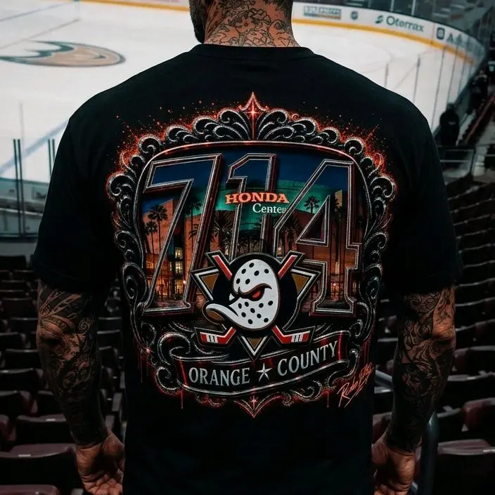 Honda Center 714 Orange County T-Shirt with Unique Design and Comfortable Fit