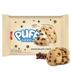 Puff Chocolate Chip Cookies, Ready-To-Eat Soft Baked Cookies, Loaded with Chocolate, 9 Oz Resealable Package, Unlike Any Other Cookie (Chocolate Chip)