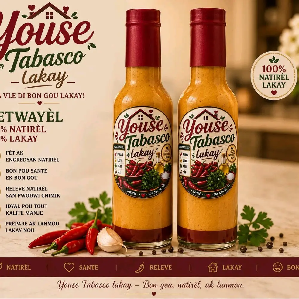 ️ Haitian Hot Pepper Sauce – 2 Bottles, 5 oz Each | 10 oz Total