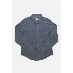 Sutton Indigo Herringbone Shirt