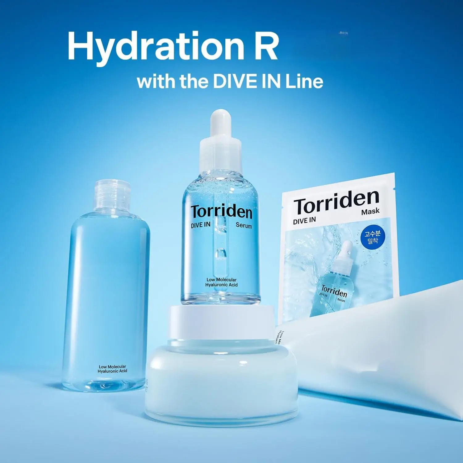 Torriden DIVE IN Trial Kit - 4 Step Korean Skincare Routine with
