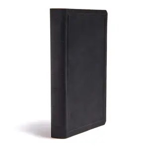 CSB Deluxe Gift Bible, Black LeatherTouch, Red Letter, Presentation Page, Full-color Maps, Easy-to-Read Bible Serif Type