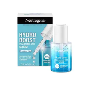 Neutrogena Hydro Boost Hyaluronic Acid Serum for Face with Vitamin B5, Lightweight Hydrating Face Serum for Dry Skin, 1 oz - Moisturizing, Fragrance-Free, Non-Comedogenic, Hypoallergenic - Skincare