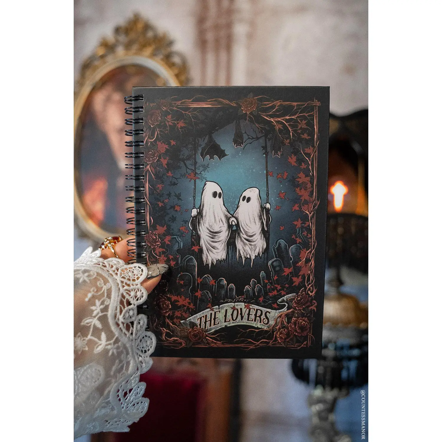 Ghost Love Spiral Notebook