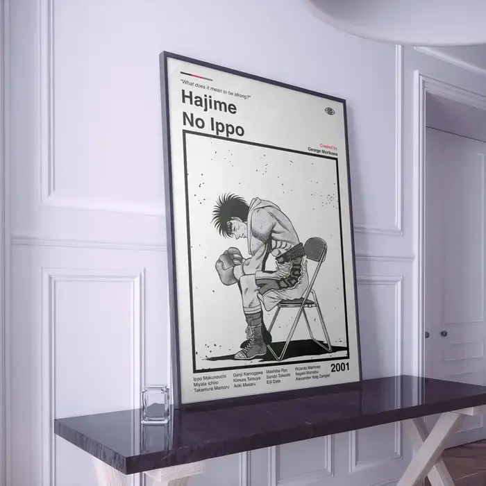 Hajime No Ippo Poster | Hajime No Ippo Print | Hajime No Ippo Anime Print | Anime Poster | Manga Poster | Minimalist Poster 56