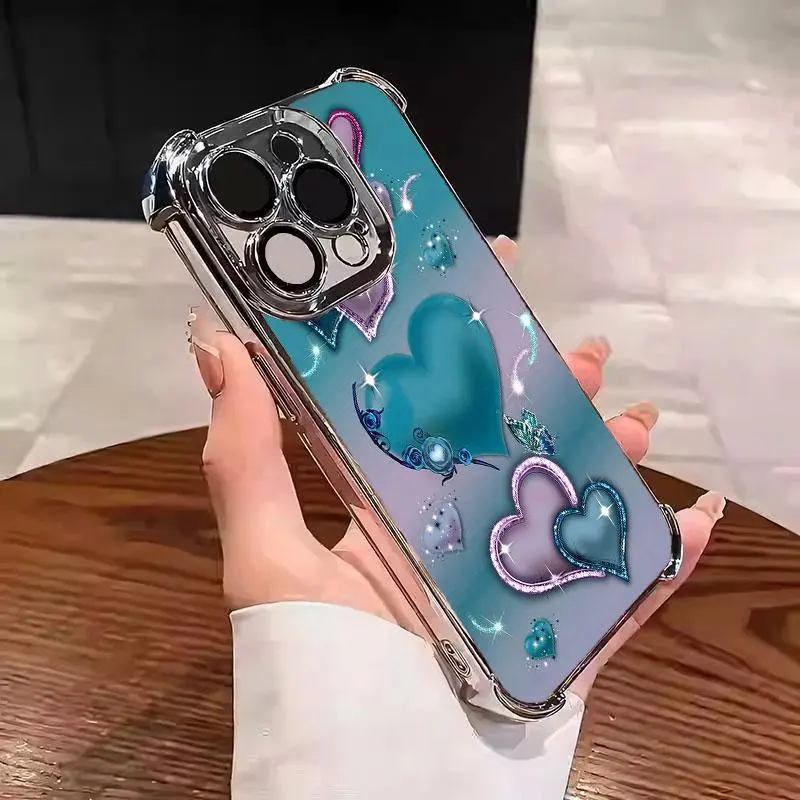 Heart Pattern Phone Case, Anti-drop Cellphone Protective Case, Total Protective Shockproof Mobile Phone Cover for iPhone 11 12 13 14 15 16 17 Pro Max/Pro/Plus/Air, Phone Decoration # IPAX1. - TikTok Shop Heart Pattern Phone Case, Anti-drop Cellphone Protective Case, Total Protective Shockproof Mobile Phone Cover for iPhone 11 12 13 14 15 16 17 Pro Max/Pro/Plus/Air, Phone Decoration # IPAX1. - TikTok Shop