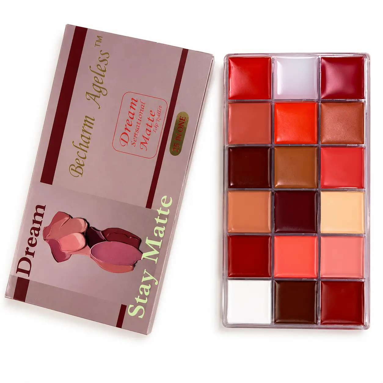 Becharm Ageless Dream Lip Palette – Multi-Shade Matte Lip Kit Becharm Ageless Dream Lip Palette – Multi-Shade Matte Lip Kit