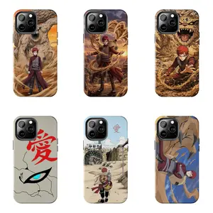 Gaara Naruto Anime Case for iPhone 17-7 Pro Max Plus & Samsung Galaxy S25-S21 Ultra Plus - Shukaku Sand Ninja Aesthetic Phone Cover Unisex