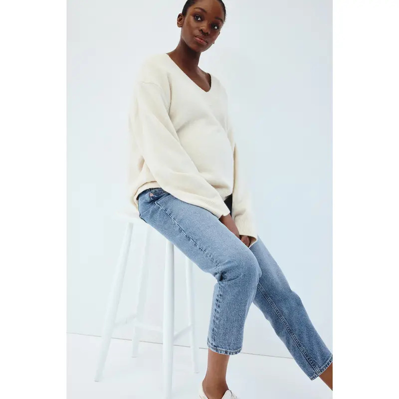 H&M MAMA Slim Mom Ankle Jeans