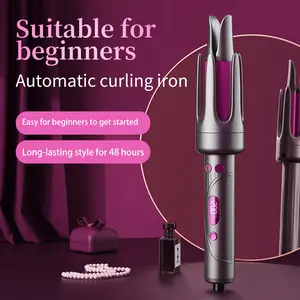 Automatic Rotating Curling Iron. Eliminates the Need for Manual Twisting. Suitable for Beginners and Professionals Alike. Fast Heating Technology Ready in 30 Seconds. Creates Uniform, Natural-Looking Curls Every Time.
