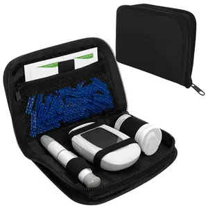 Supply Case  Diabetic Organizer Carrying Kit Portable Testing Glucose Meter Storage Bag
