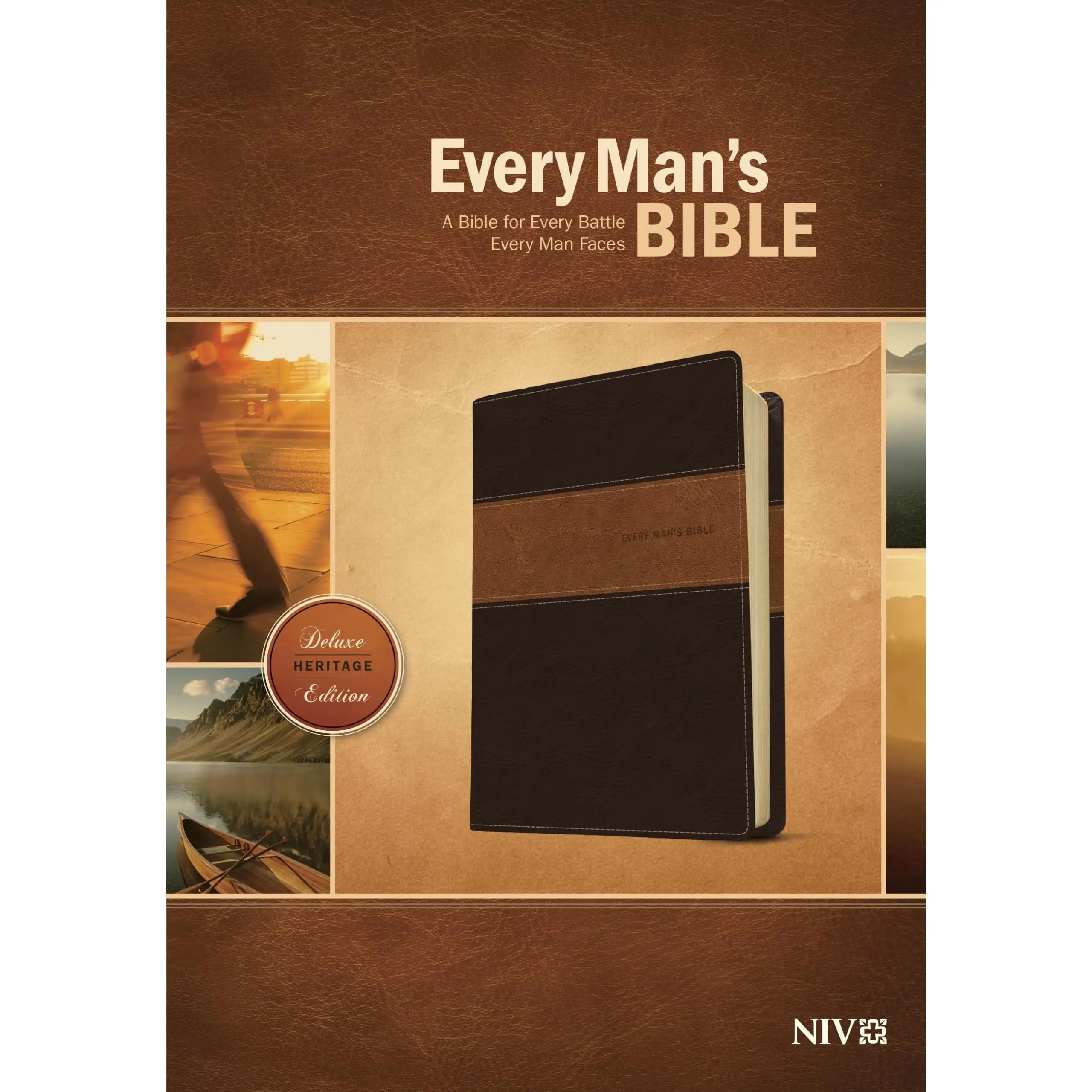 Every Man's Bible-NIV-Deluxe Heritage -- Tyndale - Bible