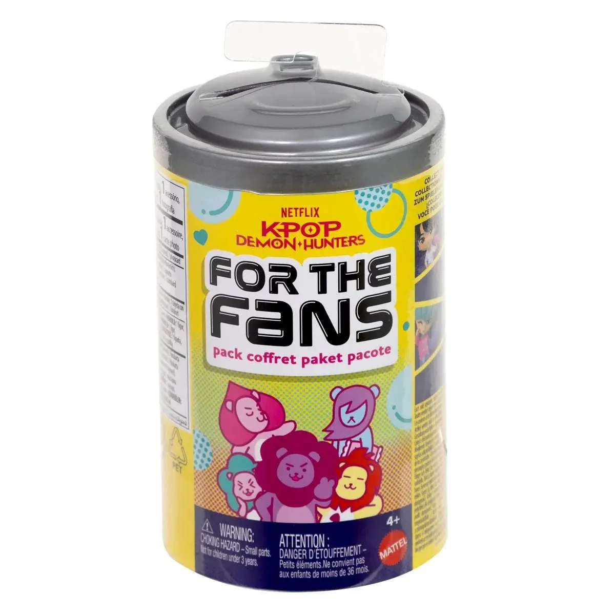 KPop Demon Hunters Soda Can Blind Box – Mattel Mystery Doll (Saja Boys & Derpy Variant)