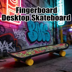 Mini Desktop Finger Skateboard Toy, Creative Stress Relief Small Toy, Fidget Spinner for Kids & Adults, Perfect Gift Idea