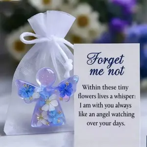 Angel Wings Pocket Pillow Decor with Inspirational Card Perfect for Home Outdoor Wedding Party Decoration Holiday Gift