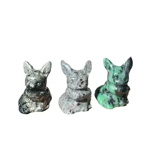 Fox Crystal carving Home Ornament