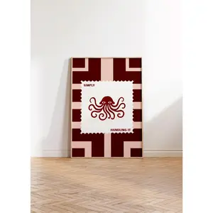 Handling It Wall Art, Retro Print, Hand Drawn Motivational Poster, Living Room Decor