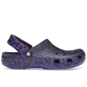 Crocs Men's Classic Clog Stray Rats Ultraviolet Snakeskin, from StockX