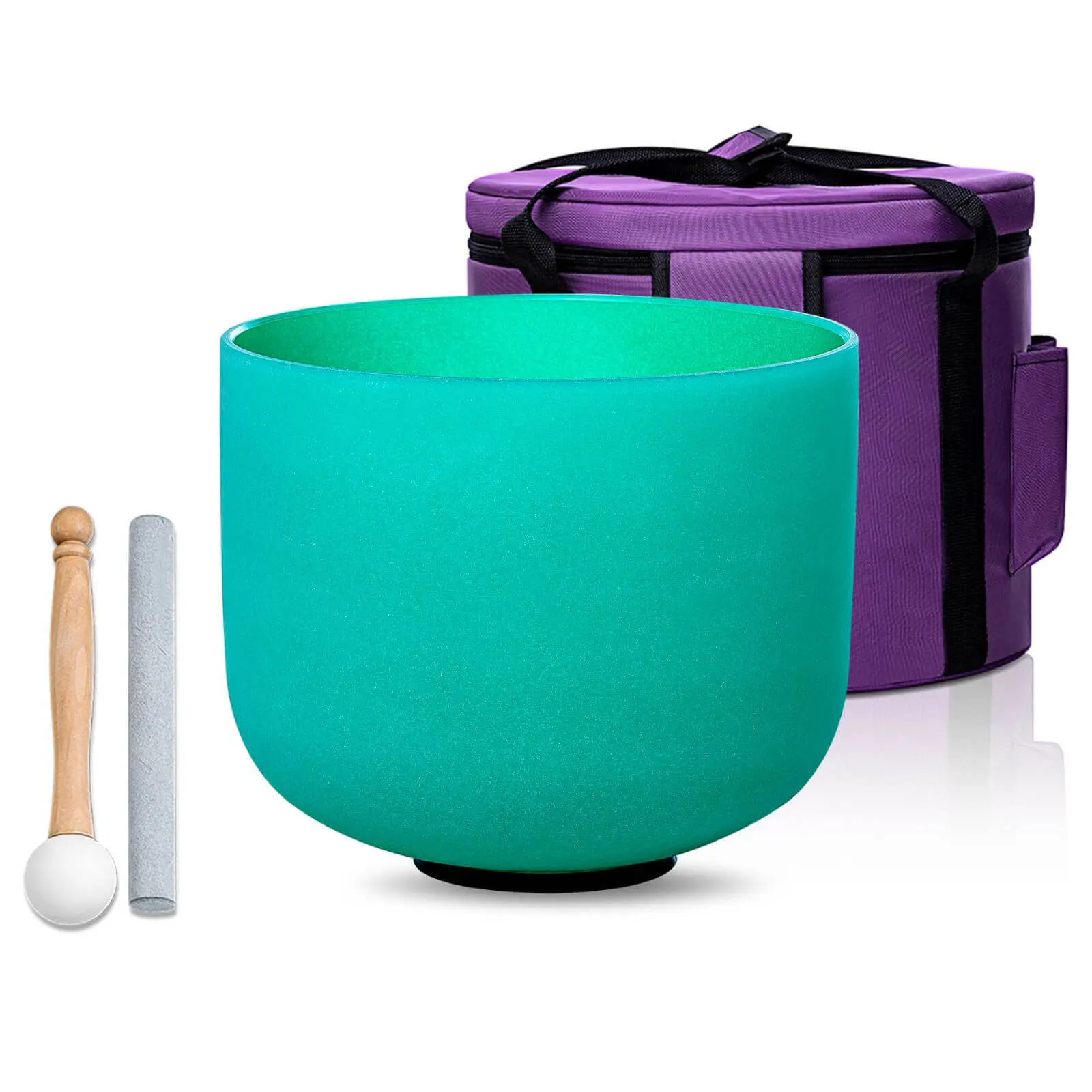 Quartz Crystal Singing Bowl 8 Inch For Mindfulness Meditation Yoga Sound Bath