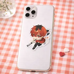 Chibi Stark Frieren Acrylic Magsafe Phone Grip Holder, Aesthetic Fantasy Japan Anime Magnetic Phone Mount, Durable Popsocket Accessories