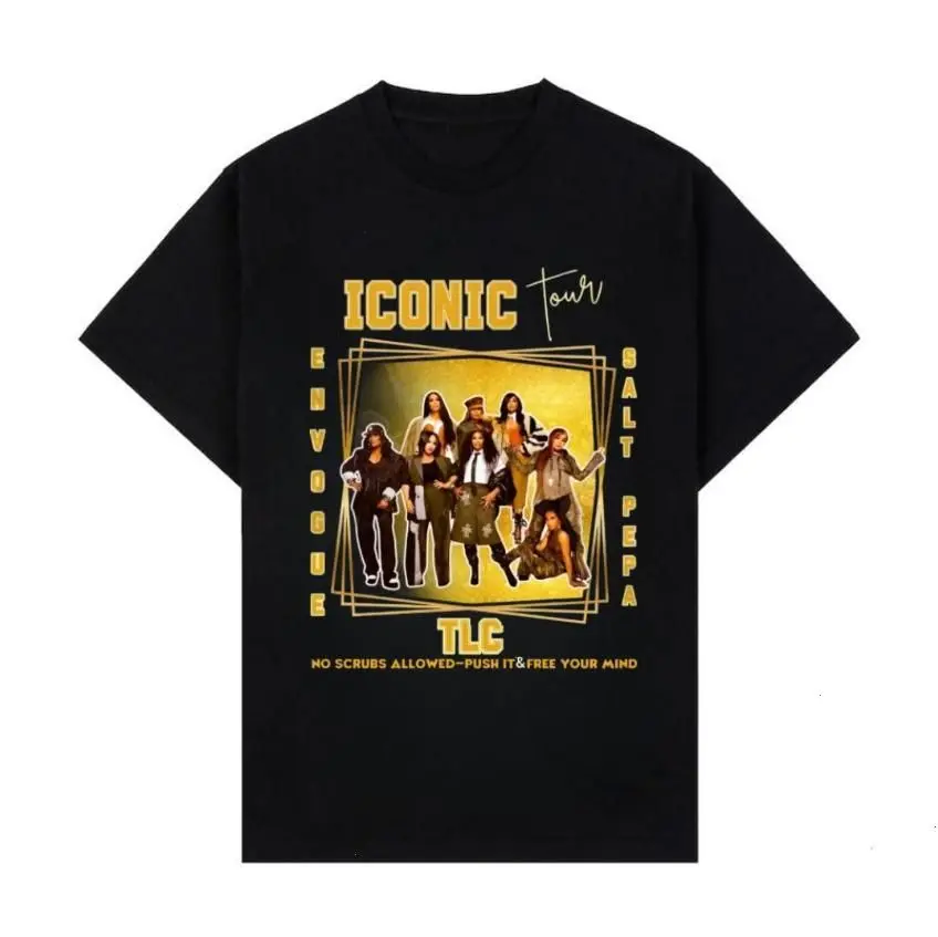 ICONIC Tlc Envogue Salt n Pepa Graphic Shirt, Retro Music Fan T-Shirt, Unisex Concert Gift