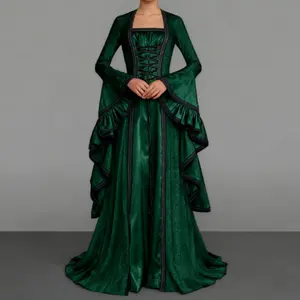 Halloween Dress Medieval Literary Retro Dress Clothes Costumes
