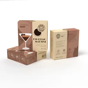 SIP N' SUDS All Natural Cocktail Scented Bar Soap, Espresso Martini Scented 5 Oz Bars (Pack Of 1)