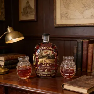 250th Anniversary of the United States Wine Bottle Set, Wine and Whiskey Decanter, Grenade-Shaped Wine Glass, Grenade Decanter Commercial Electric Snow Cone Machine