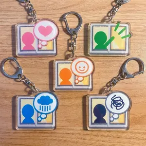Tomodachi Life Keychain, Frutiger Aero Bag Charm, Y2K Retro Tech Accessory