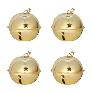 Haute Decor 4-P ack 120mm Adapt Nesting Jingle Bells