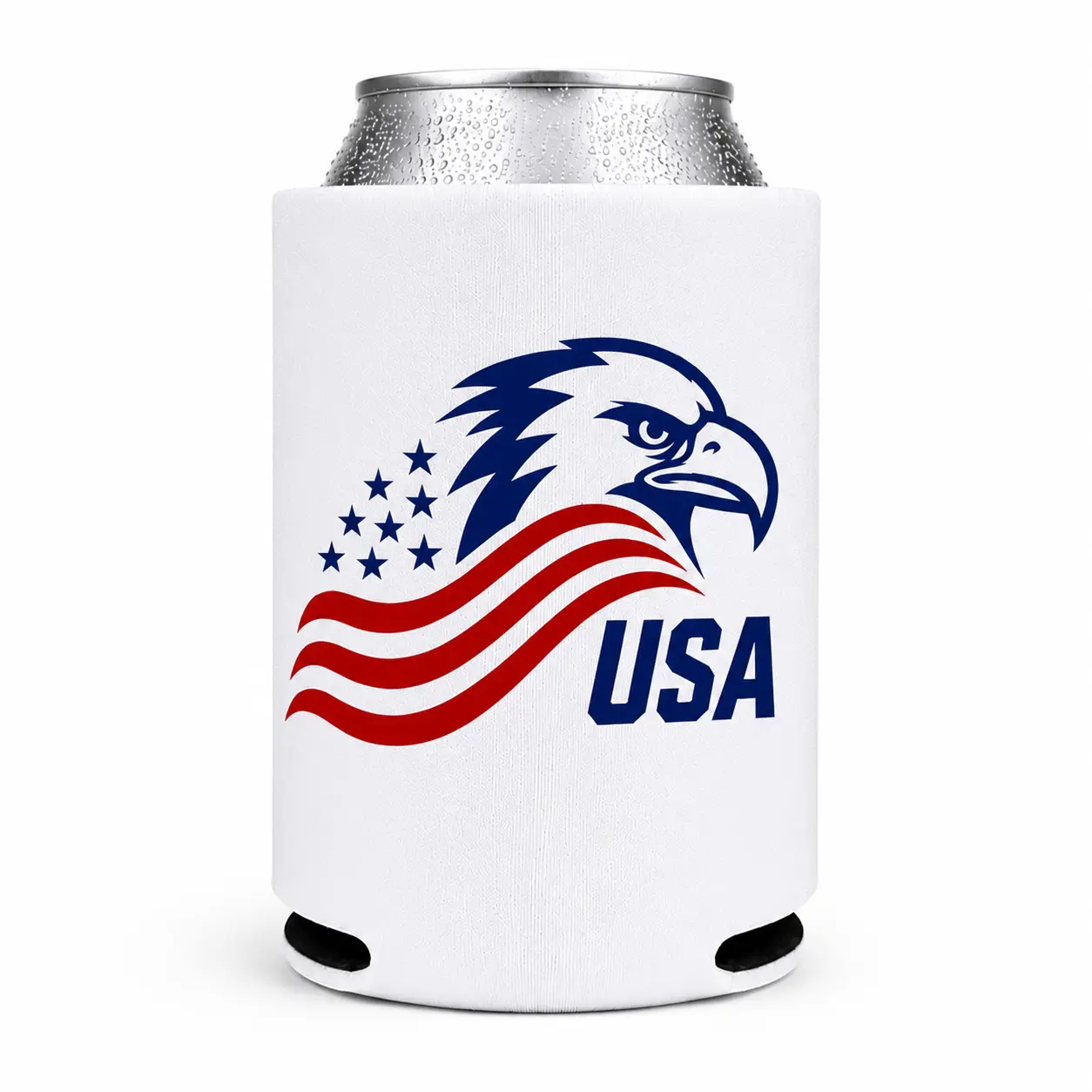 USA Freedom Can Cooler - American Edition Premium Insulated - Made in the USA