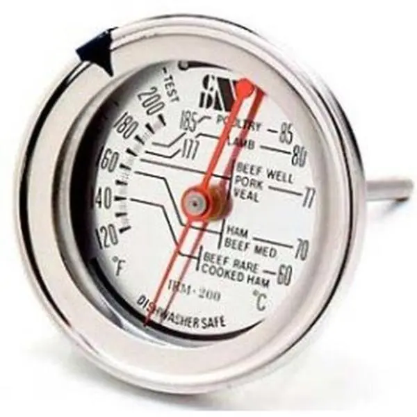 CDN IRM200 Kitchen Meat/Poultry Ovenproof Thermometer, Essential Kitchen Utensil, Utensils