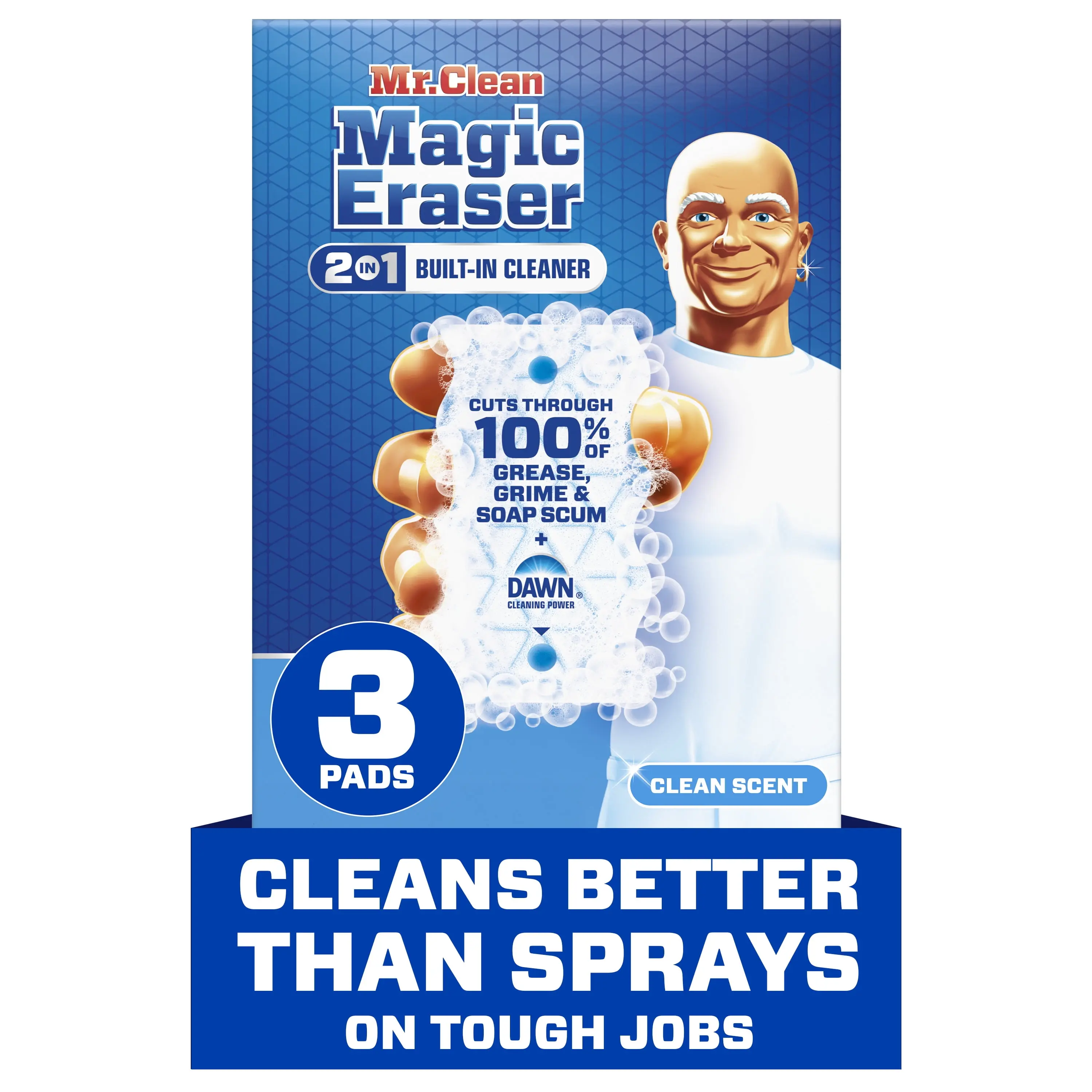 Mr. Clean Magic Eraser Ultra Foamy Multi Purpose Cleaner, 3Ct Procter & Gamble