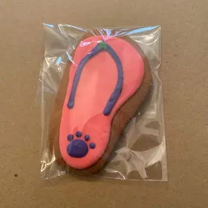 Flip Flop Dog Cookie