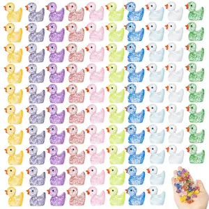 Cute Mini Duck Accessories Set, DIY Handmade Decorations, Small Duck Pendants, Micro Landscapes, Garden Ornaments, Home Decoration