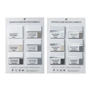 SmartWings Motorized Cellular Shades, Honeycomb Fabric Samples Nowa,Wireless Remote Control for Smart Home and Office, Fabric Samples for Honeycomb Blinds, Blackout & Light Filtering Fabric, Multi-Color SmartWings