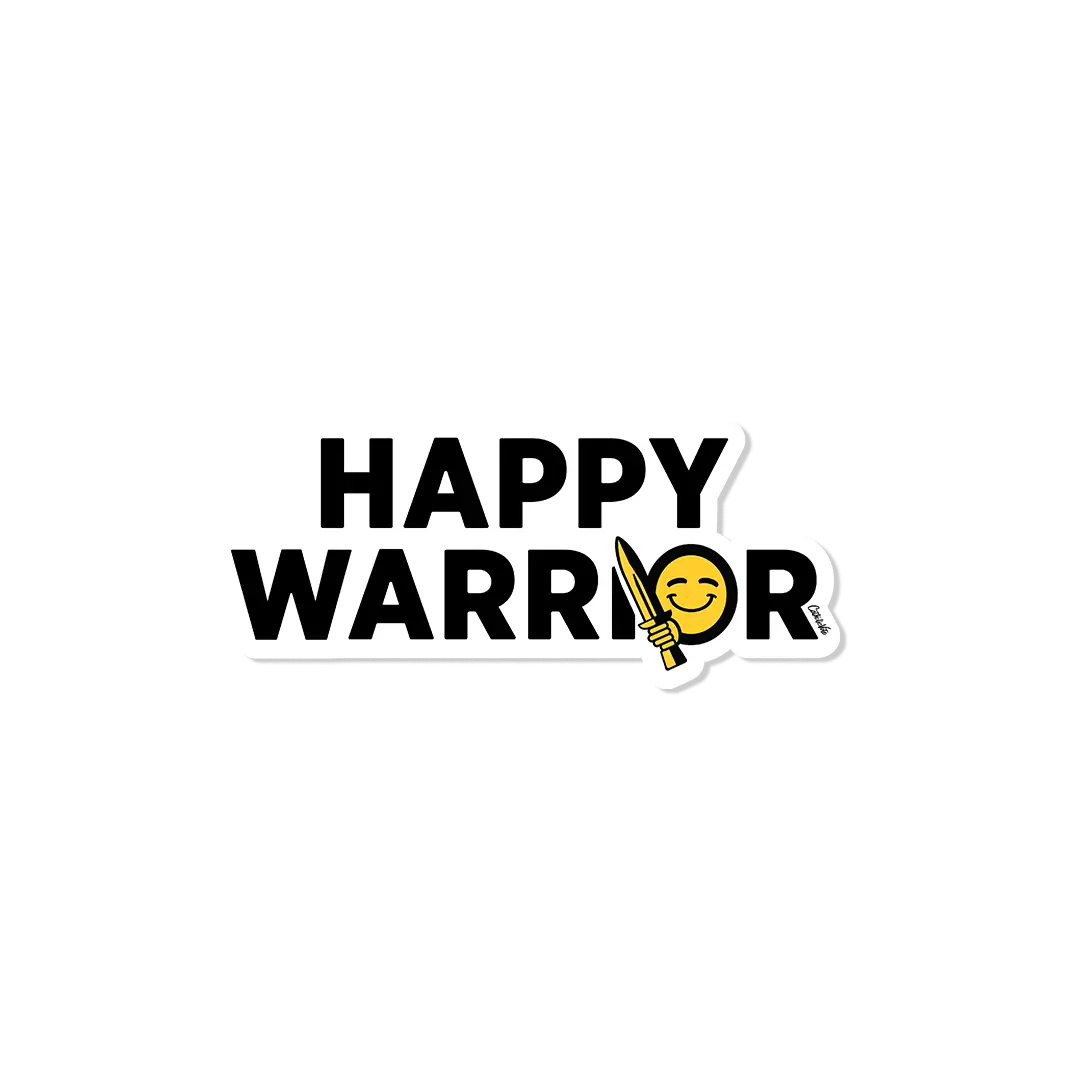 Happy Warrior Sticker
