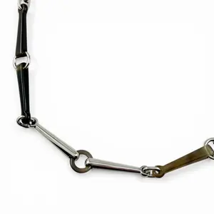Pre-owned HERMÈS Wood Small Leather Goods Hermes Buffalo Horn Necklace