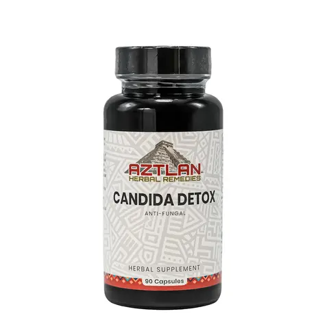 Candida Detox Dietary Supplement Capsules - Natural Herbal Support for Candida Overgrowth Relief, Gut Flora & Digestive Care Vitamins Supplements - 90 Count