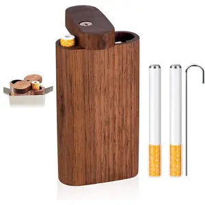 Wood Storage Box – Natural Decorative Wooden Box for Crafts, DIY, Keepsakes, Stash & Gift Packaging