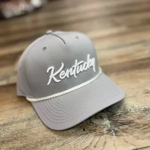 Light Gray Kentucky Puff SnapBack
