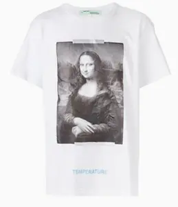 OFF-WHITE Virgil Abloh MCA 'Figures of Speech' Mona Lisa T-Shirt White MD